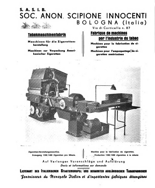 Le tabac bulletin d'information et de documentation du Centre international du tabac