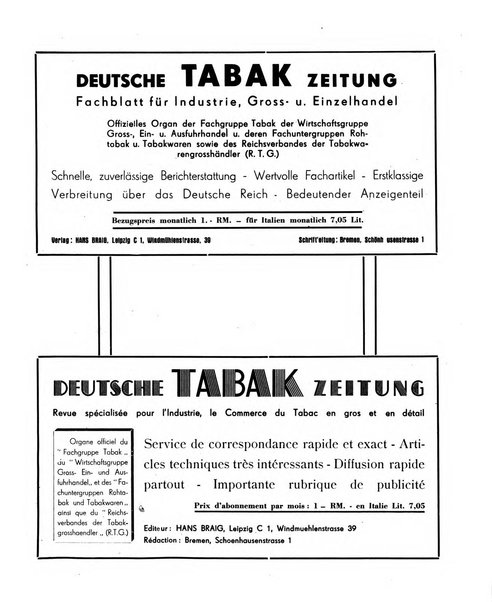 Le tabac bulletin d'information et de documentation du Centre international du tabac