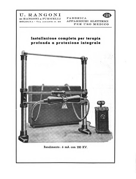 Radiologia e fisica medica. Sezione 3, Bollettino di marconiterapia e elettrologia