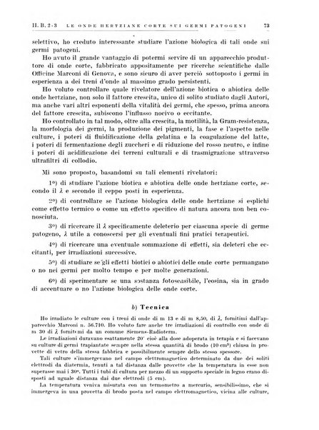 Radiologia e fisica medica. Sezione 3, Bollettino di marconiterapia e elettrologia