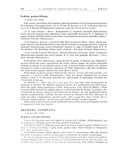 Radiologia e fisica medica. Sezione 3, Bollettino di marconiterapia e elettrologia