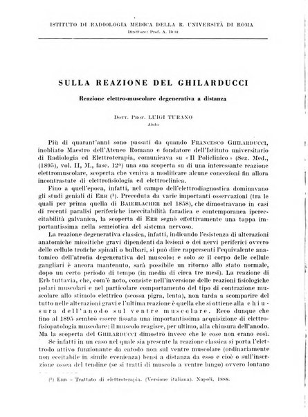 Radiologia e fisica medica. Sezione 3, Bollettino di marconiterapia e elettrologia