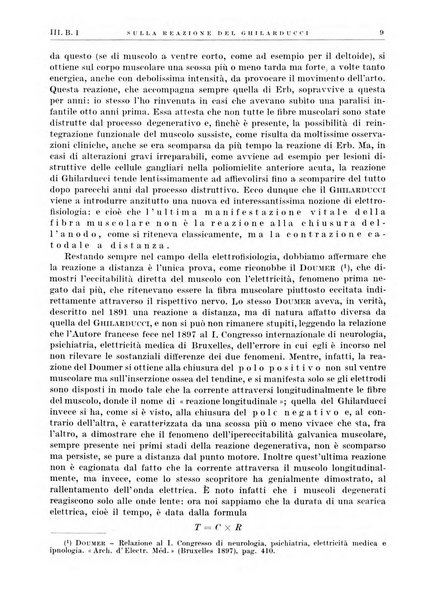 Radiologia e fisica medica. Sezione 3, Bollettino di marconiterapia e elettrologia