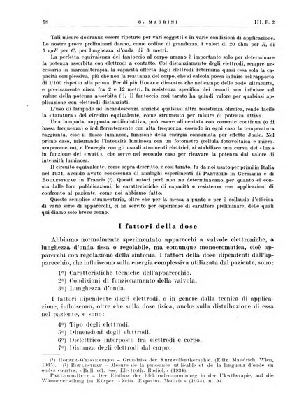 Radiologia e fisica medica. Sezione 3, Bollettino di marconiterapia e elettrologia