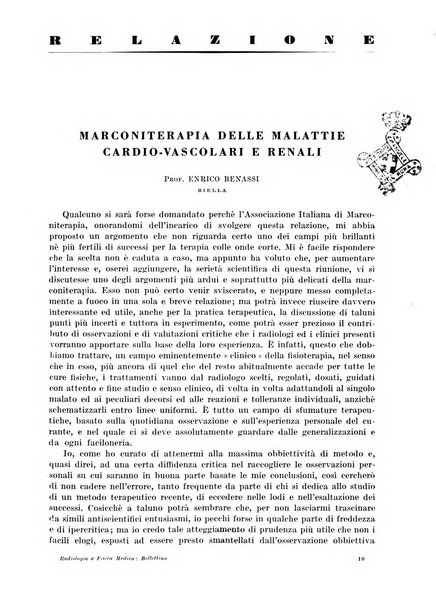 Radiologia e fisica medica. Sezione 3, Bollettino di marconiterapia e elettrologia