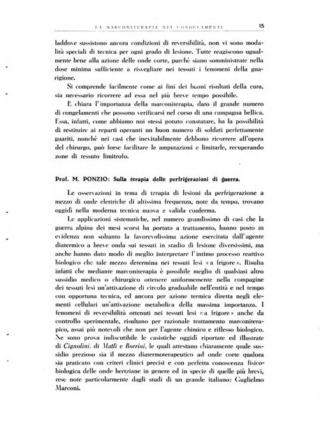 Radiologia e fisica medica. Sezione 3, Bollettino di marconiterapia e elettrologia