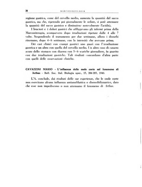 Radiologia e fisica medica. Sezione 3, Bollettino di marconiterapia e elettrologia