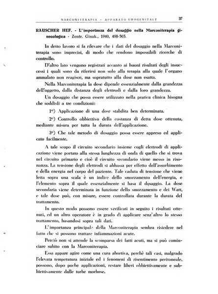 Radiologia e fisica medica. Sezione 3, Bollettino di marconiterapia e elettrologia