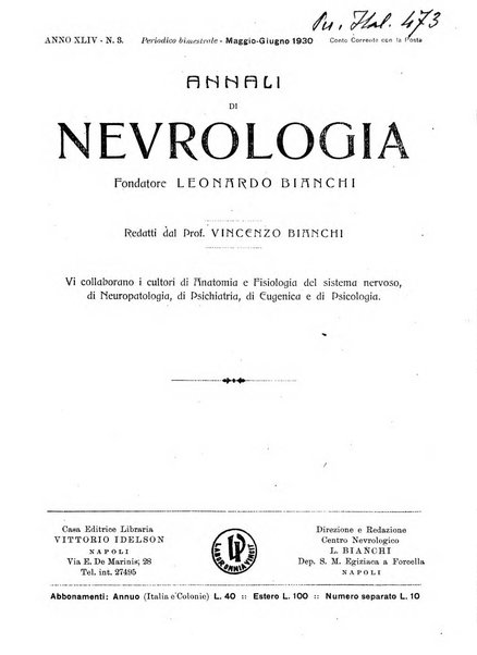 Annali di nevrologia