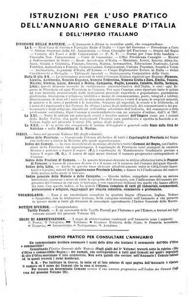 Annuario generale d'Italia e dell'Impero italiano