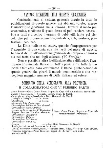 Annuario storico statistico commerciale di Bari e provincia