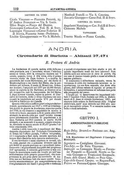 Annuario storico statistico commerciale di Bari e provincia