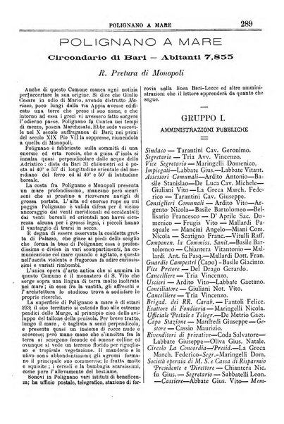 Annuario storico statistico commerciale di Bari e provincia