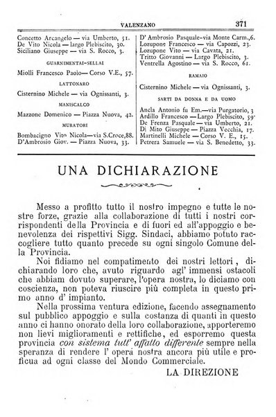 Annuario storico statistico commerciale di Bari e provincia