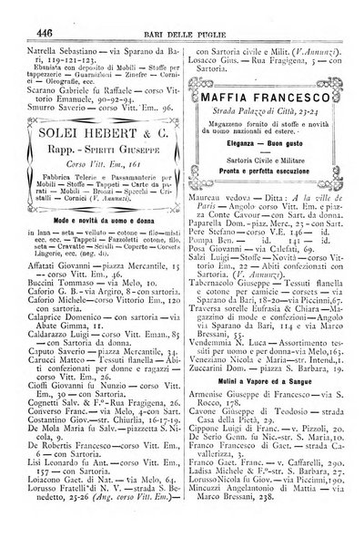 Annuario storico statistico commerciale di Bari e provincia