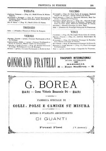 Annuario storico statistico commerciale di Bari e provincia