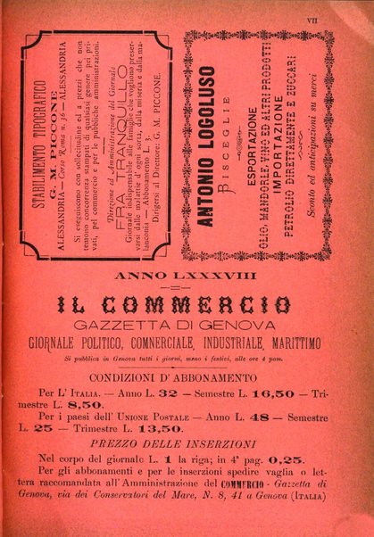 Annuario storico statistico commerciale di Bari e provincia