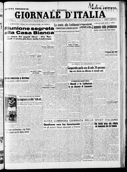 Il nuovo giornale d'Italia