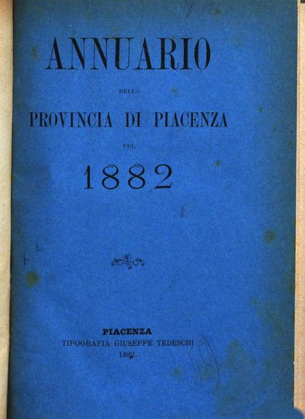 Annuario della provincia di Piacenza