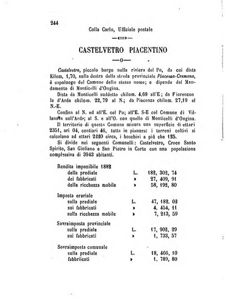 Annuario della provincia di Piacenza