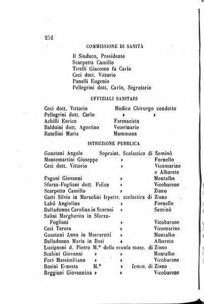 Annuario della provincia di Piacenza