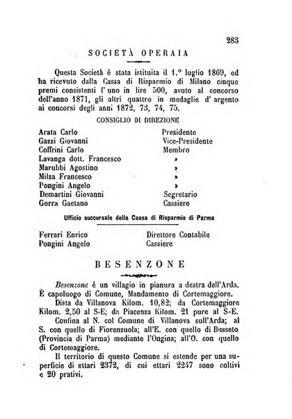 Annuario della provincia di Piacenza