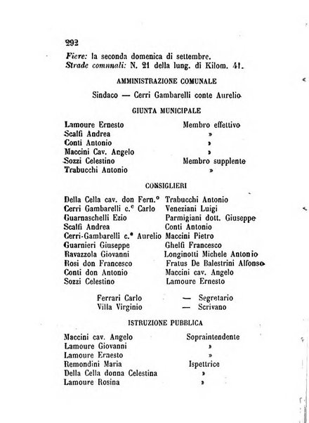 Annuario della provincia di Piacenza