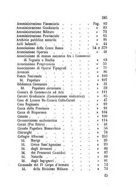 Annuario della provincia di Piacenza