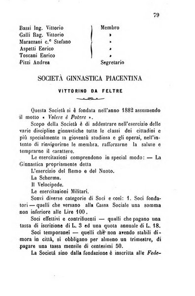 Annuario della provincia di Piacenza