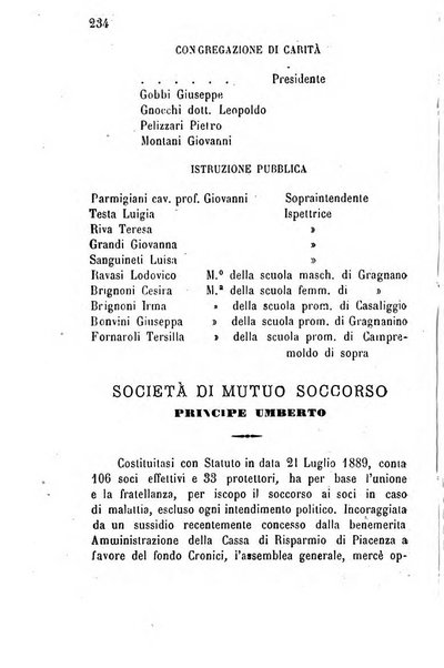 Annuario della provincia di Piacenza