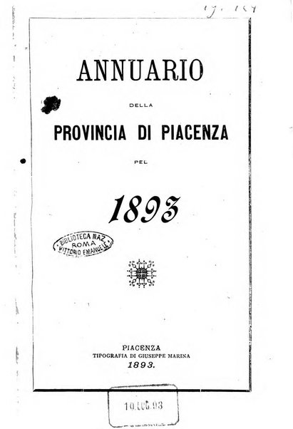 Annuario della provincia di Piacenza