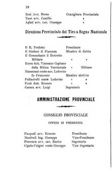 Annuario della provincia di Piacenza