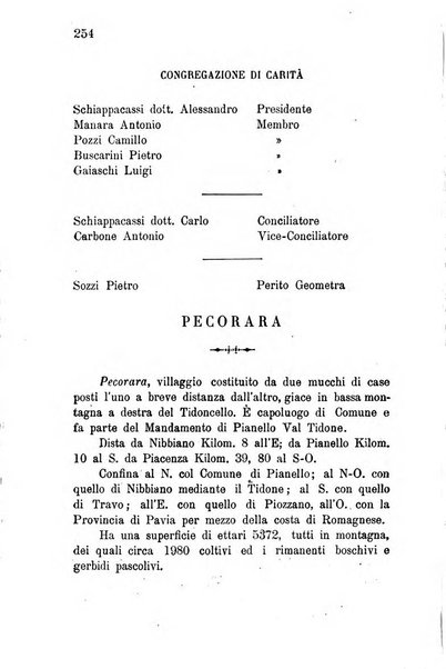 Annuario della provincia di Piacenza