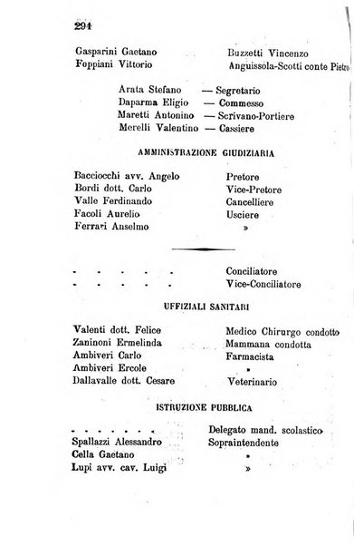 Annuario della provincia di Piacenza