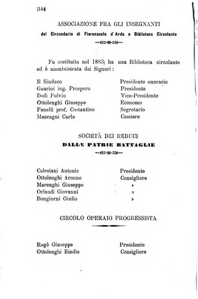 Annuario della provincia di Piacenza