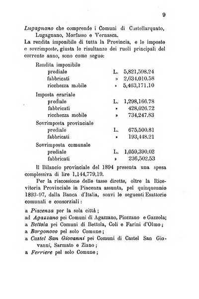 Annuario della provincia di Piacenza