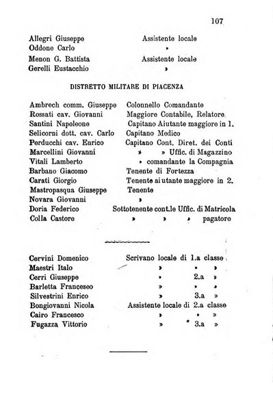 Annuario della provincia di Piacenza