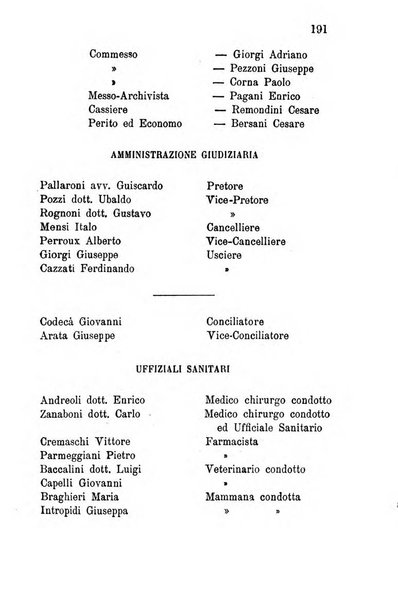 Annuario della provincia di Piacenza