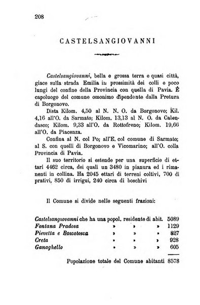 Annuario della provincia di Piacenza