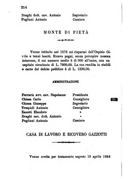 Annuario della provincia di Piacenza