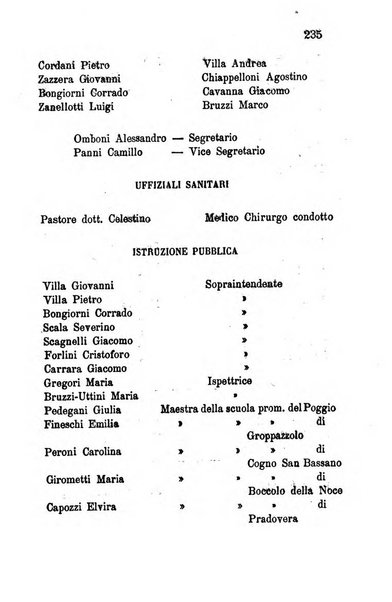 Annuario della provincia di Piacenza