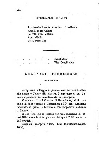 Annuario della provincia di Piacenza