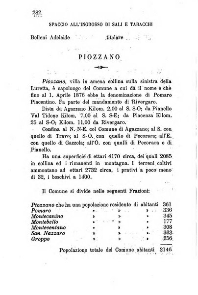 Annuario della provincia di Piacenza