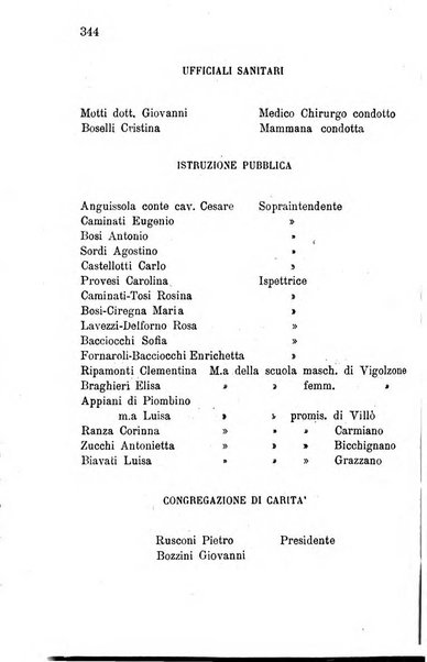 Annuario della provincia di Piacenza