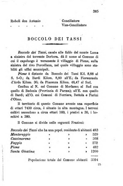 Annuario della provincia di Piacenza