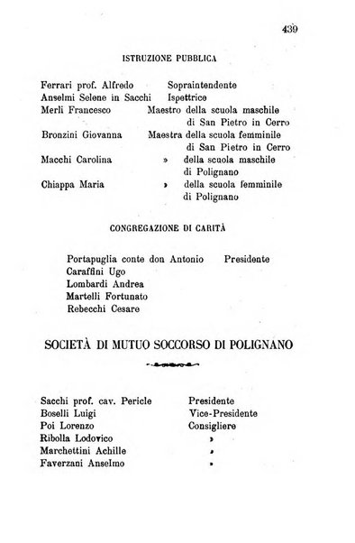 Annuario della provincia di Piacenza