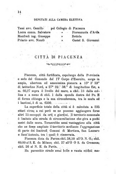 Annuario della provincia di Piacenza