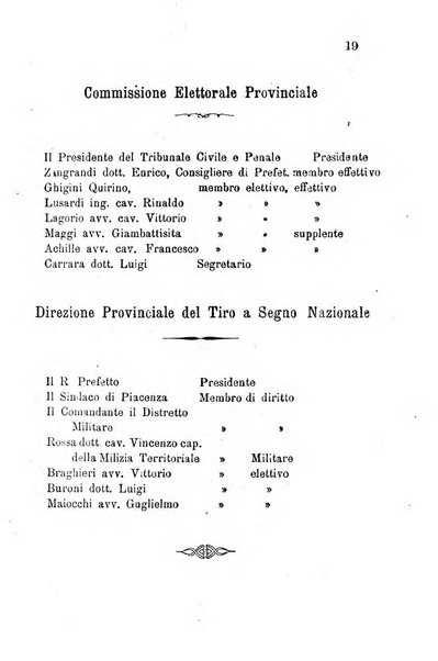 Annuario della provincia di Piacenza