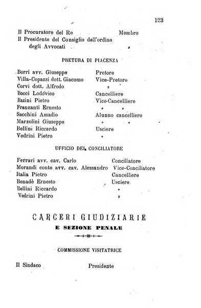 Annuario della provincia di Piacenza