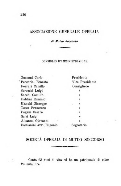 Annuario della provincia di Piacenza